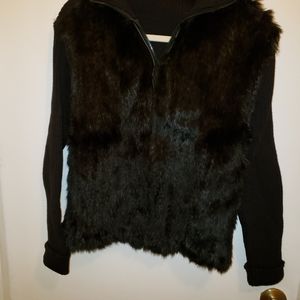 Rabbit fur short jacket in like new condition.